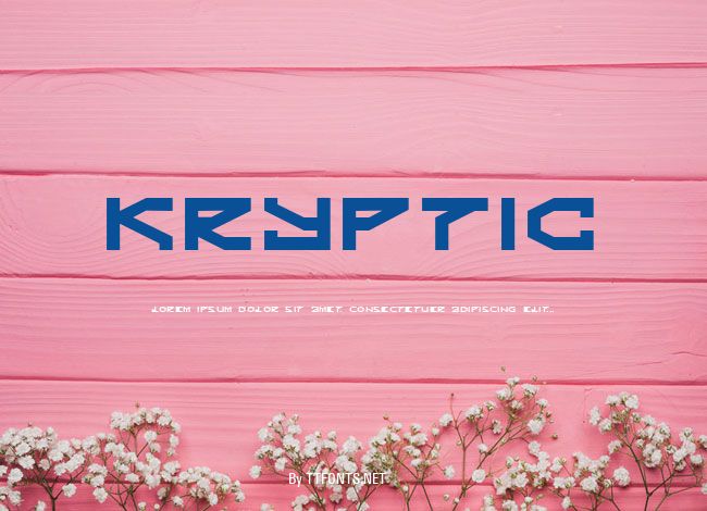 Kryptic example