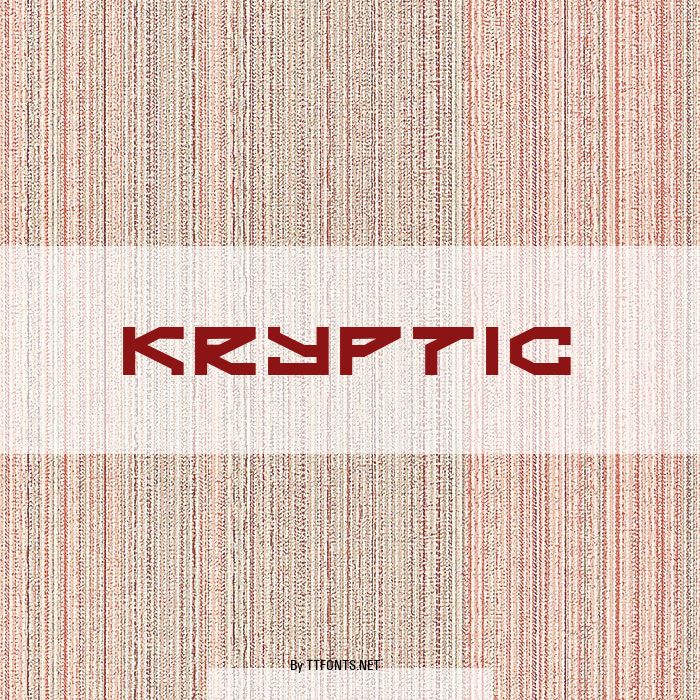 Kryptic example