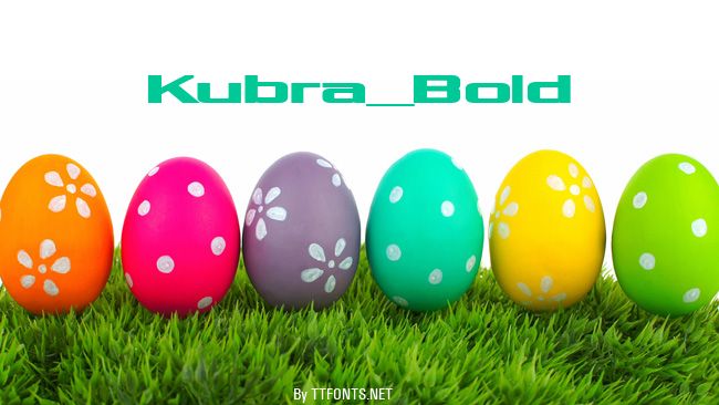 Kubra_Bold example
