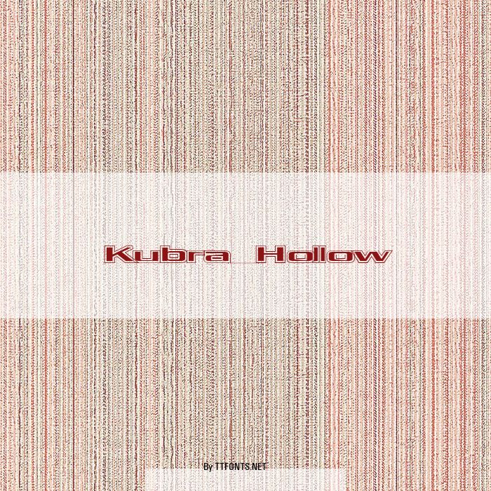 Kubra_Hollow example