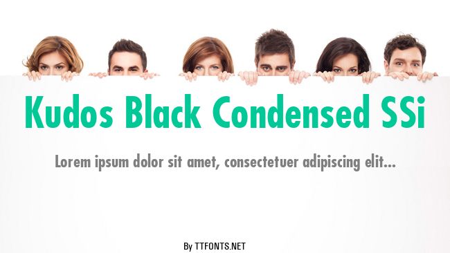 Kudos Black Condensed SSi example