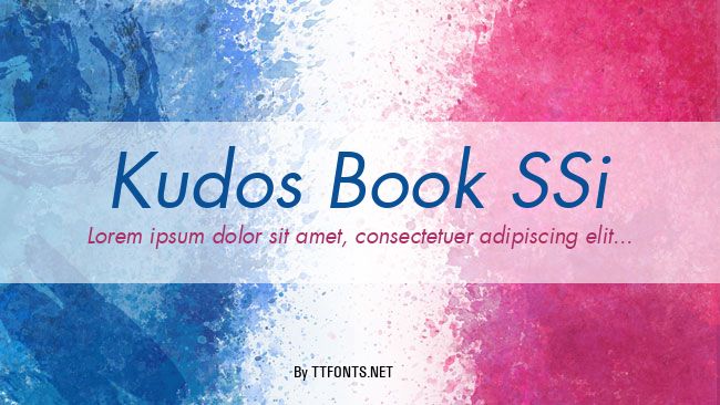 Kudos Book SSi example