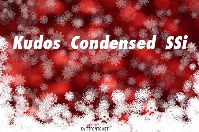 Kudos Condensed SSi example