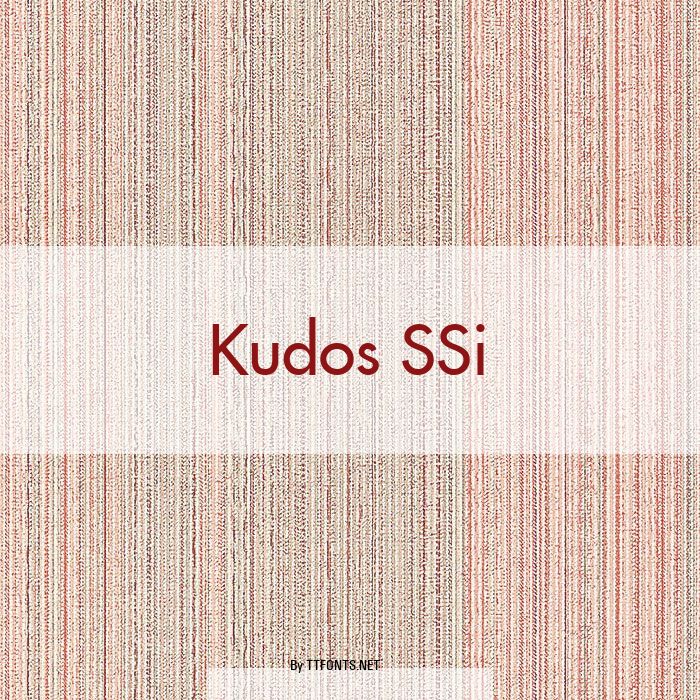 Kudos SSi example