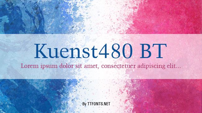 Kuenst480 BT example