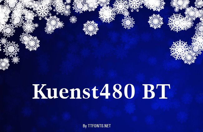 Kuenst480 BT example