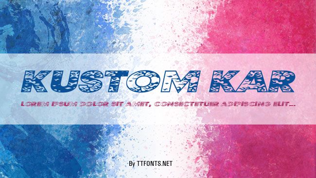 Kustom Kar example