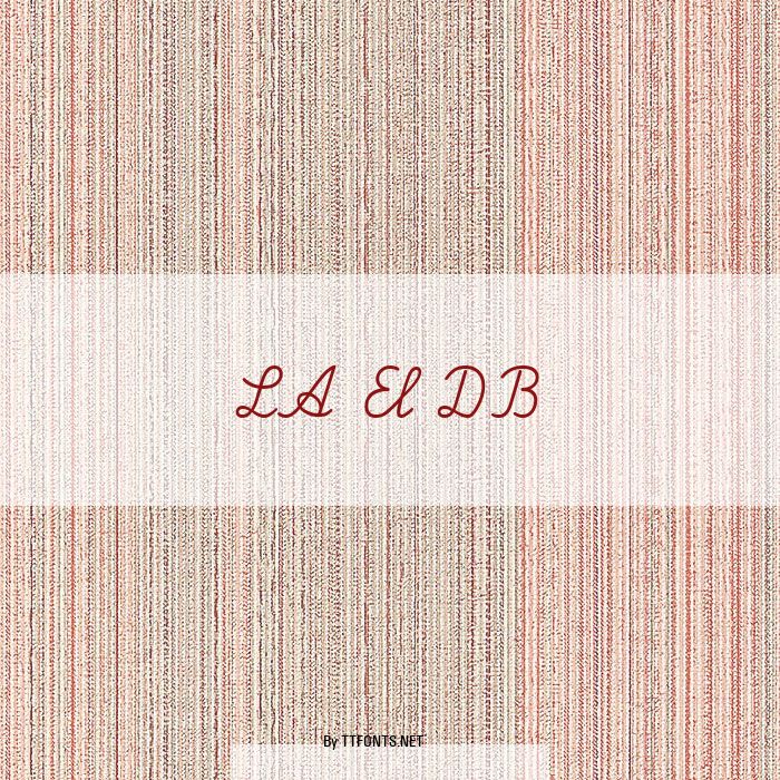 LA El DB example