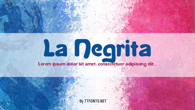 La Negrita example
