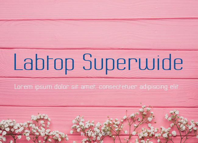 Labtop Superwide example