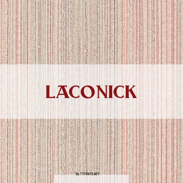 LACONICK example