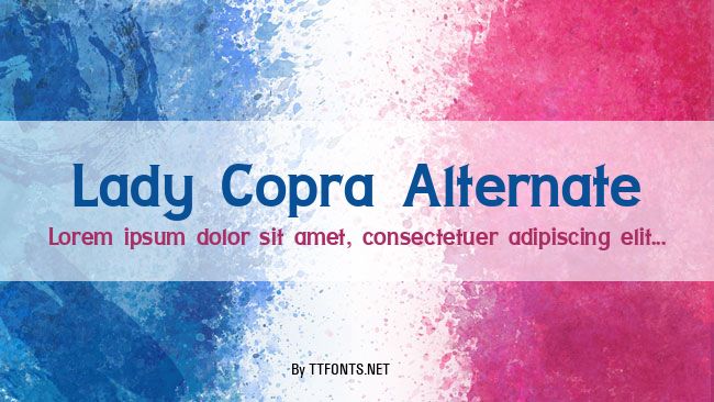 Lady Copra Alternate example
