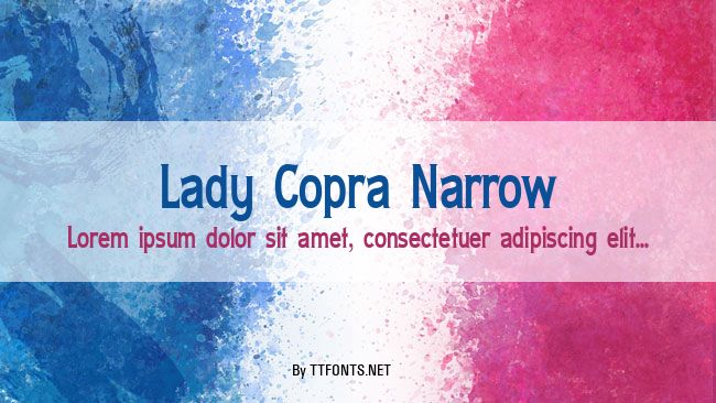 Lady Copra Narrow example
