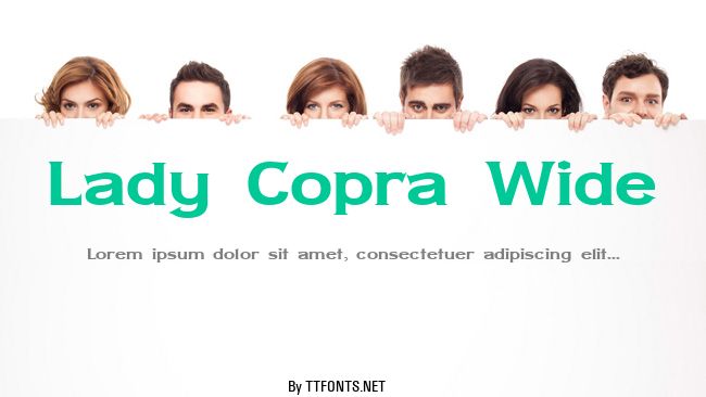 Lady Copra Wide example