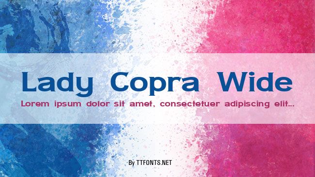 Lady Copra Wide example