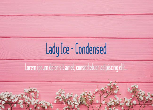 Lady Ice - Condensed example