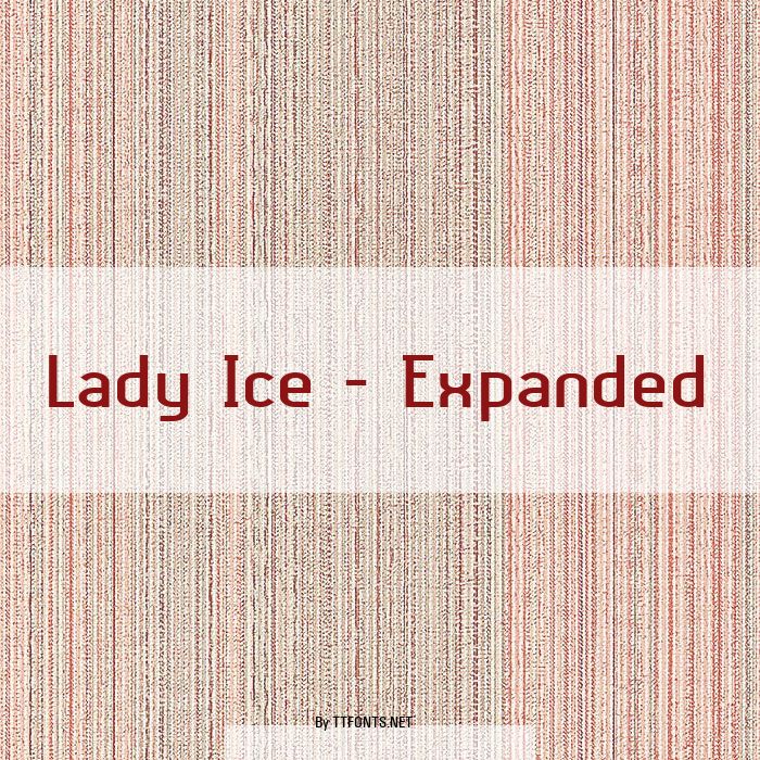 Lady Ice - Expanded example