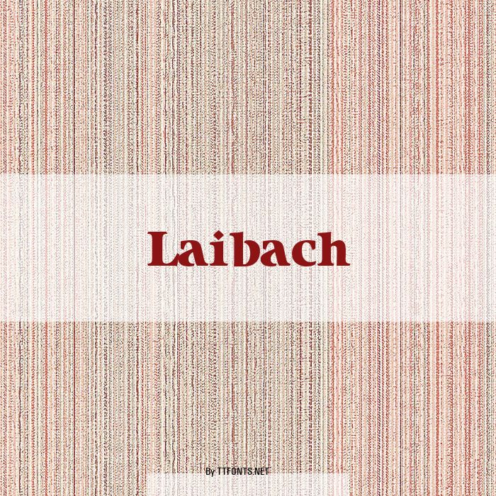 Laibach example