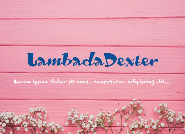 LambadaDexter example
