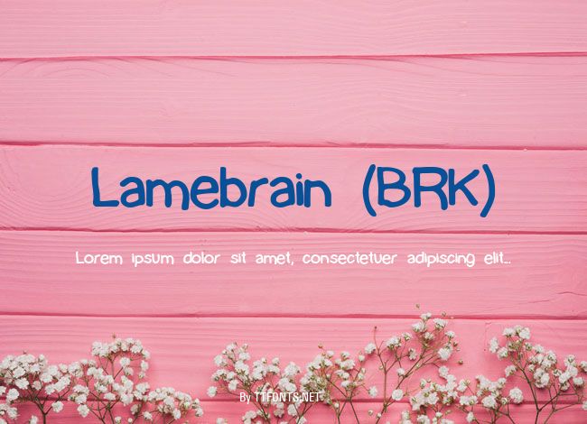 Lamebrain (BRK) example
