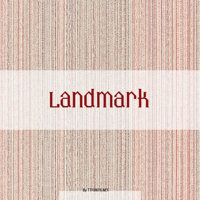 Landmark example