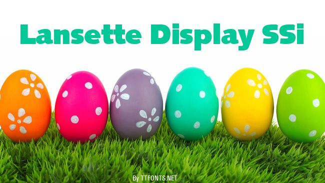 Lansette Display SSi example