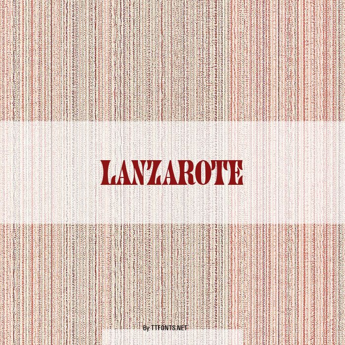 Lanzarote example