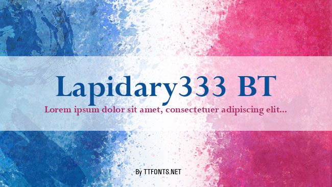 Lapidary333 BT example