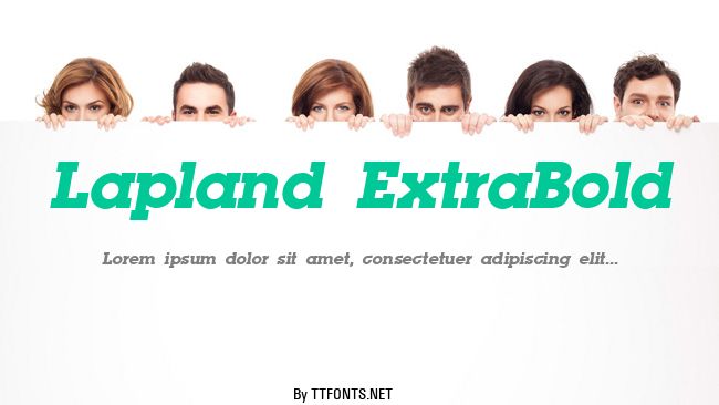 Lapland ExtraBold example