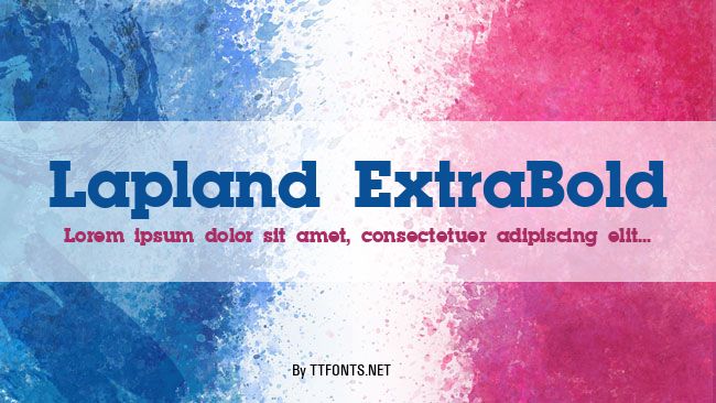Lapland ExtraBold example