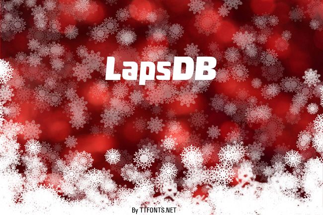 LapsDB example
