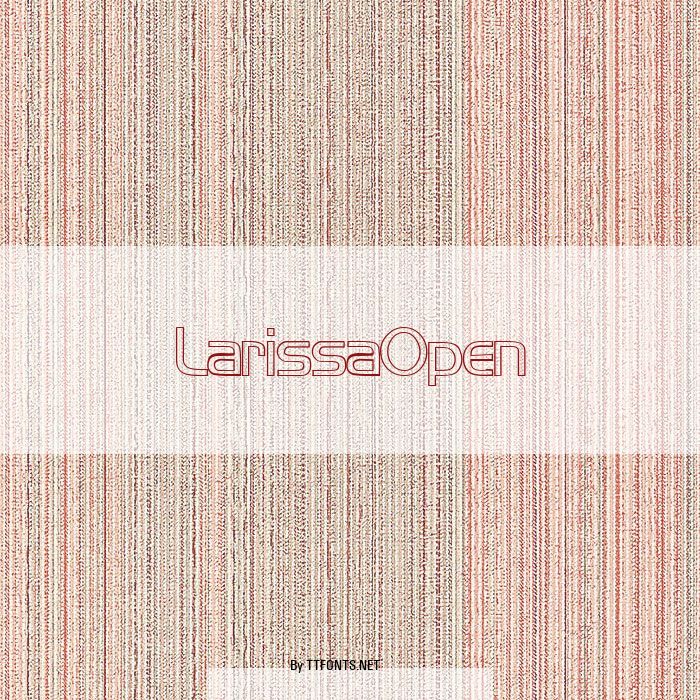 LarissaOpen example