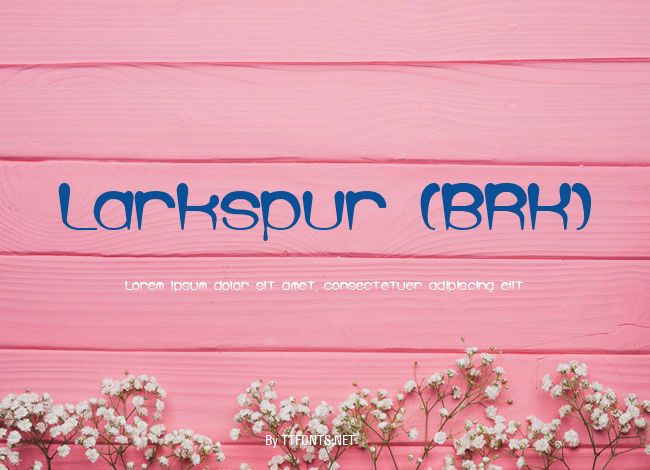 Larkspur (BRK) example