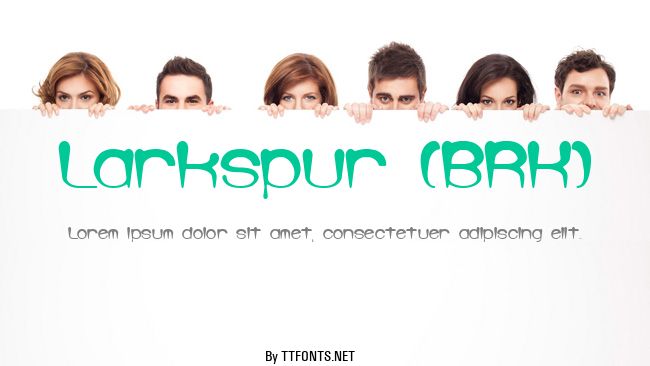 Larkspur (BRK) example