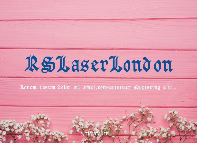 RSLaserLondon example