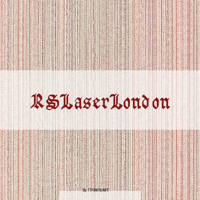 RSLaserLondon example