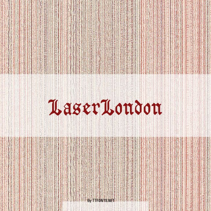 LaserLondon example