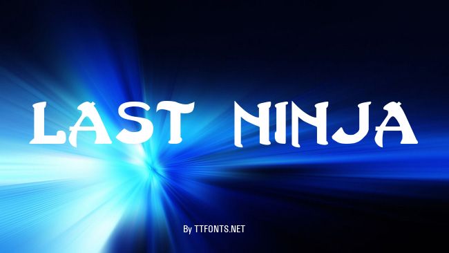 Last Ninja example