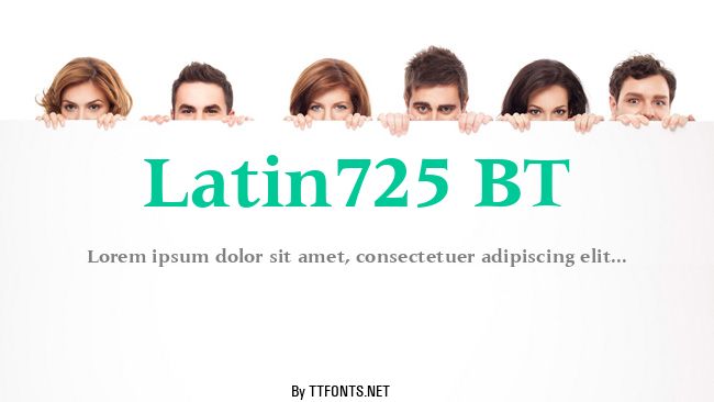 Latin725 BT example