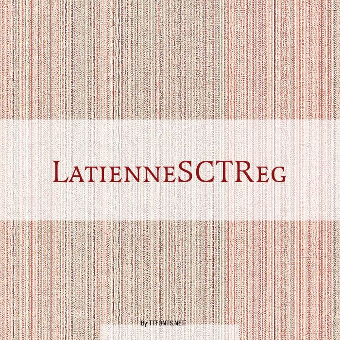LatienneSCTReg example