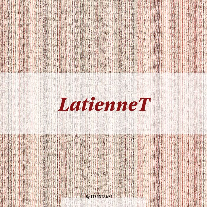 LatienneT example