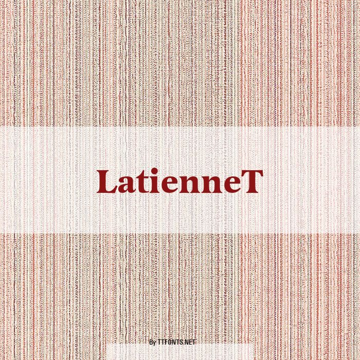 LatienneT example