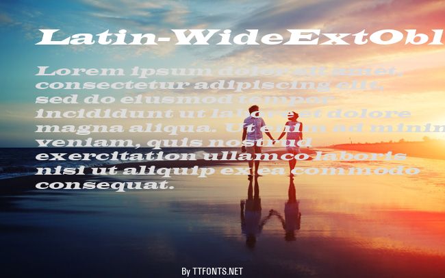 Latin-WideExtObl example