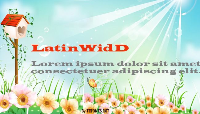 LatinWidD example