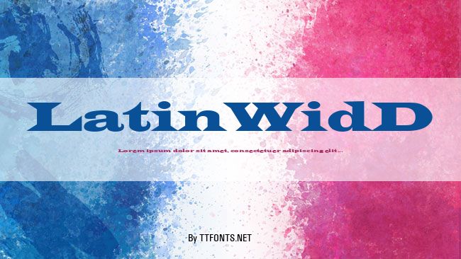 LatinWidD example