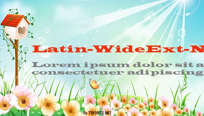 Latin-WideExt-Normal example