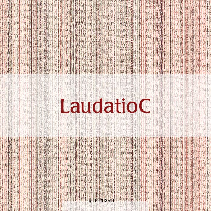 LaudatioC example