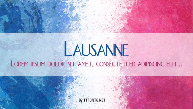 Lausanne example
