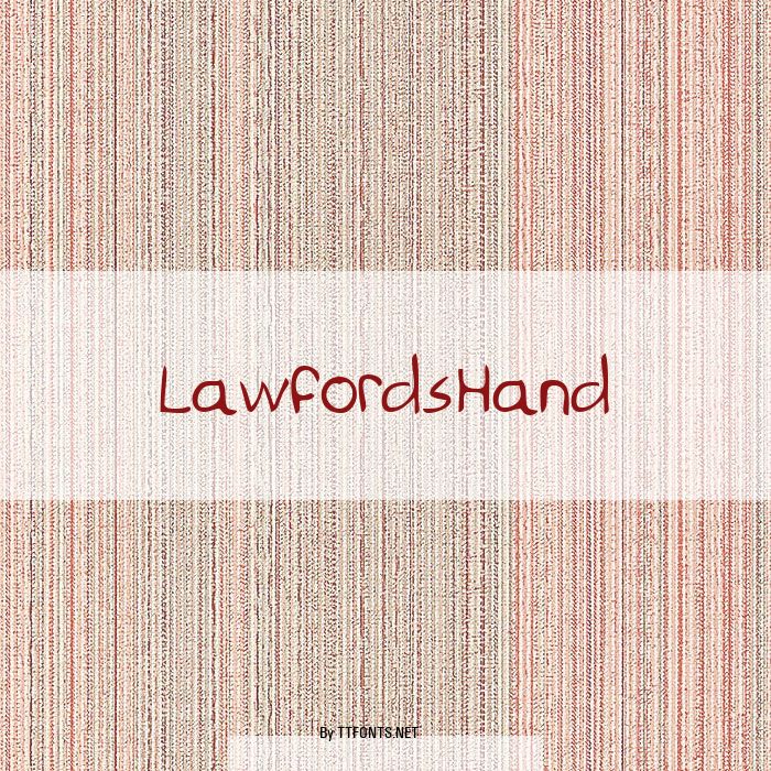 LawfordsHand example
