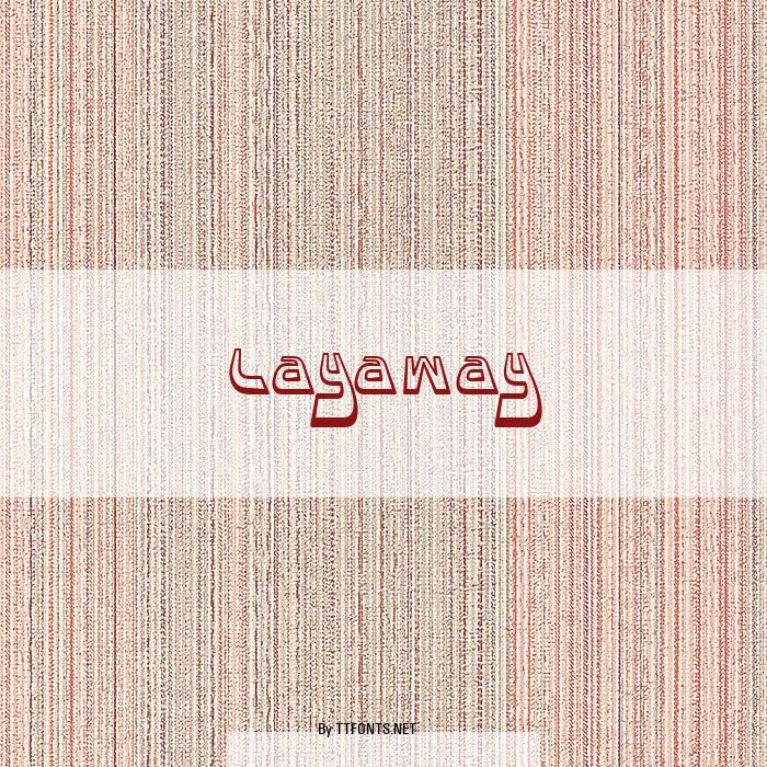 Layaway example